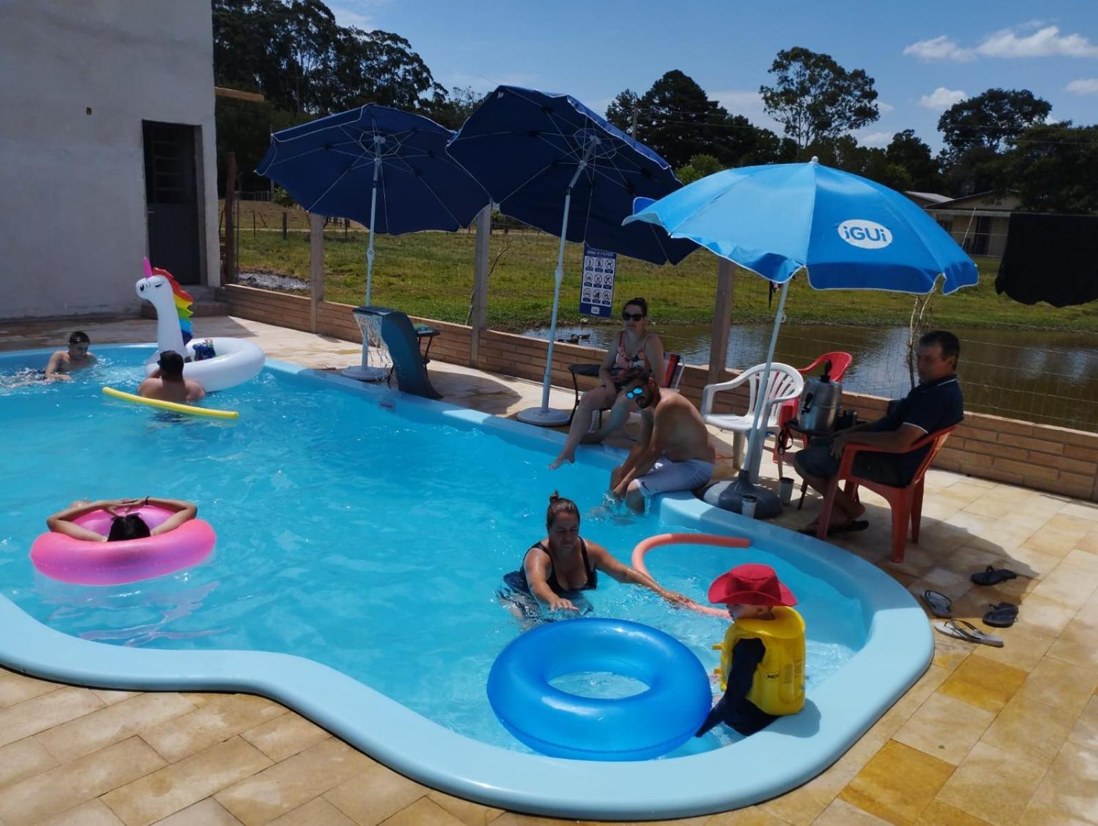 Pousada Fuzer Restinga Seca Bagian luar foto